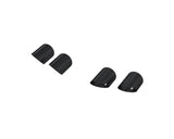 20015-2024 Mustang T304 SS 4" OD 6.5" Quad Tip Cover Kit Black Tip | Dirty Garage