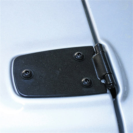 Rugged Ridge 97-06 Jeep Wrangler Black Hood Hinges - View 3 | Dirty Garage