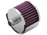 Universal Steel Base Crankcase Vent Filter .625in Vent OD x 2in OD x 1.5in Height - View 7 | Dirty Garage