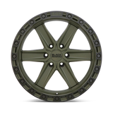 Black Rhino Henderson Olive Drab Green w/ Black Ring Wheel | Dirty Garage