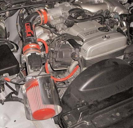 1992-1995 Supra GS300 SC300 Polished Short Ram Intake w/ Heat Shield - View 4 | Dirty Garage