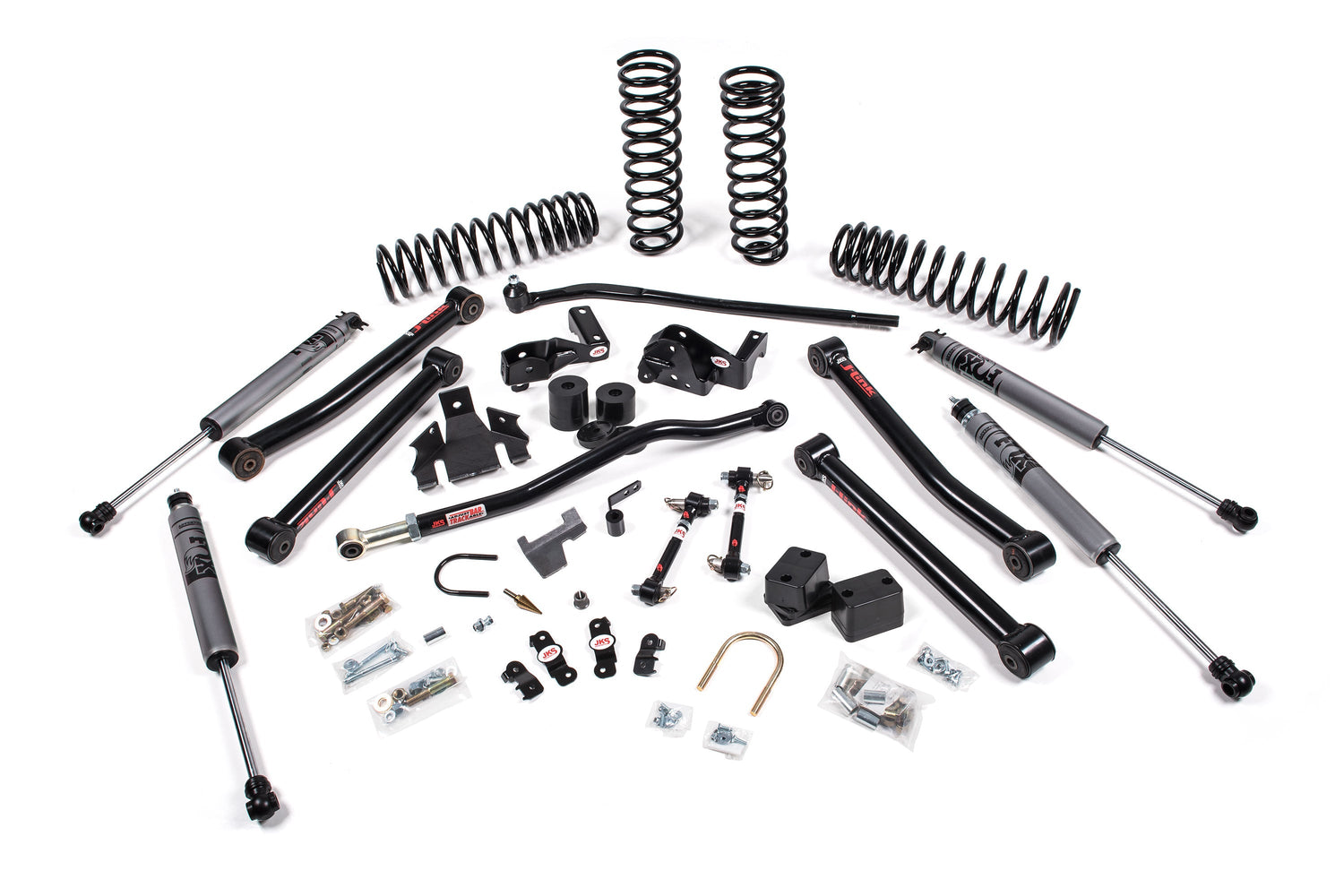 2007-2018 Wrangler JK 4-Door 3.5" Lift J-Konnect Kit w/ FOX 2.0 Adventure Series