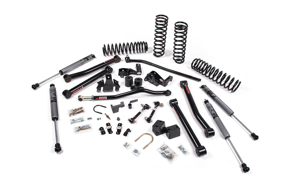 2007-2018 Wrangler JK 4-Door 3.5" Lift J-Konnect Kit w/ FOX 2.0 Adventure Series