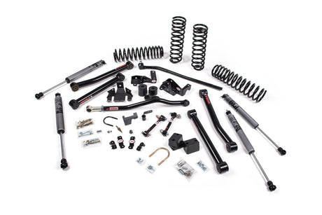 2007-2018 Wrangler JK 4-Door 3.5" Lift J-Konnect Kit w/ FOX 2.0 Adventure Series