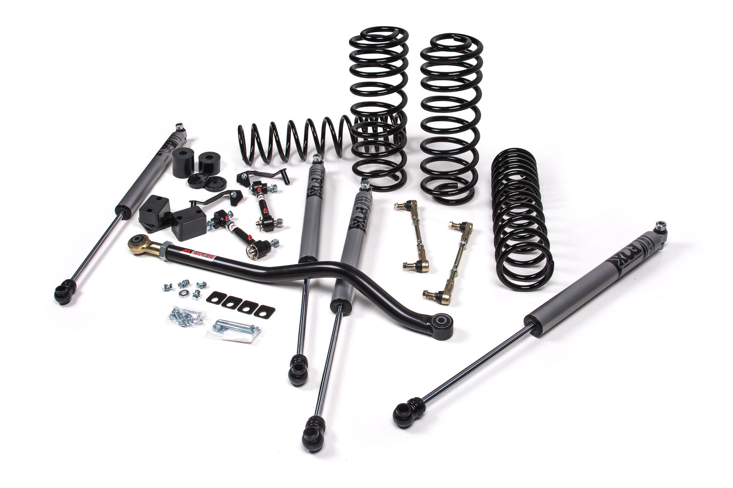 2018-2026 Wrangler JL 4-Door 2.5" Lift J-Venture Kit w/ Standard Rate Coils / FOX 2.5 Performance Elite