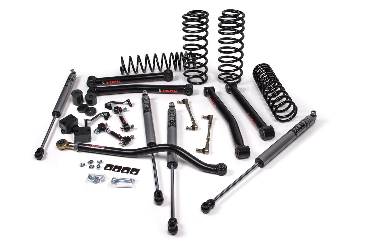 2018-2026 Wrangler JL 4-Door 3.5" Lift J-Konnect Kit w/ Standard Rate Coils, Without Shocks (JSPEC123KNS)