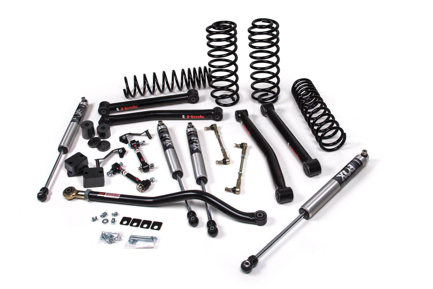 2018-2026 Wrangler JL 4-Door 3.5" Lift J-Konnect Kit w/ Standard Rate Coils, Without Shocks (JSPEC123KNS)