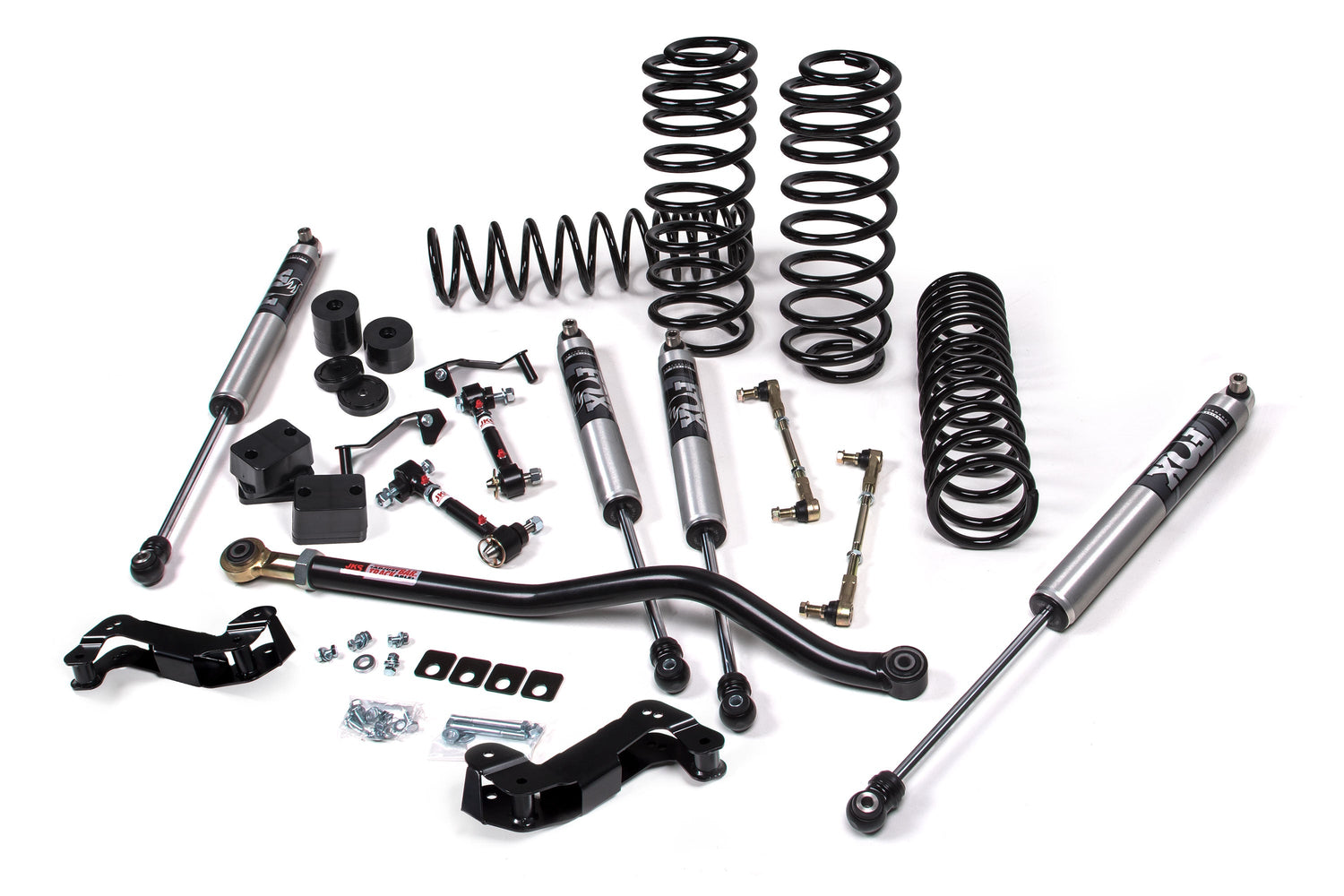 2018-2026 Wrangler JL 4-Door 3.5" Lift J-Kontrol Kit w/ Heavy Duty Rate Coils / FOX 2.5 IFP Performance Series