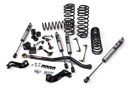 2018-2026 Wrangler JL 4-Door 3.5" Lift J-Kontrol Kit w/ Heavy Duty Rate Coils, Without Shocks (JSPEC142KNS)