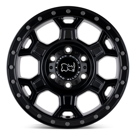 Black Rhino Midhill Matte Black w/ Gunmetal Bolts Wheel | Dirty Garage
