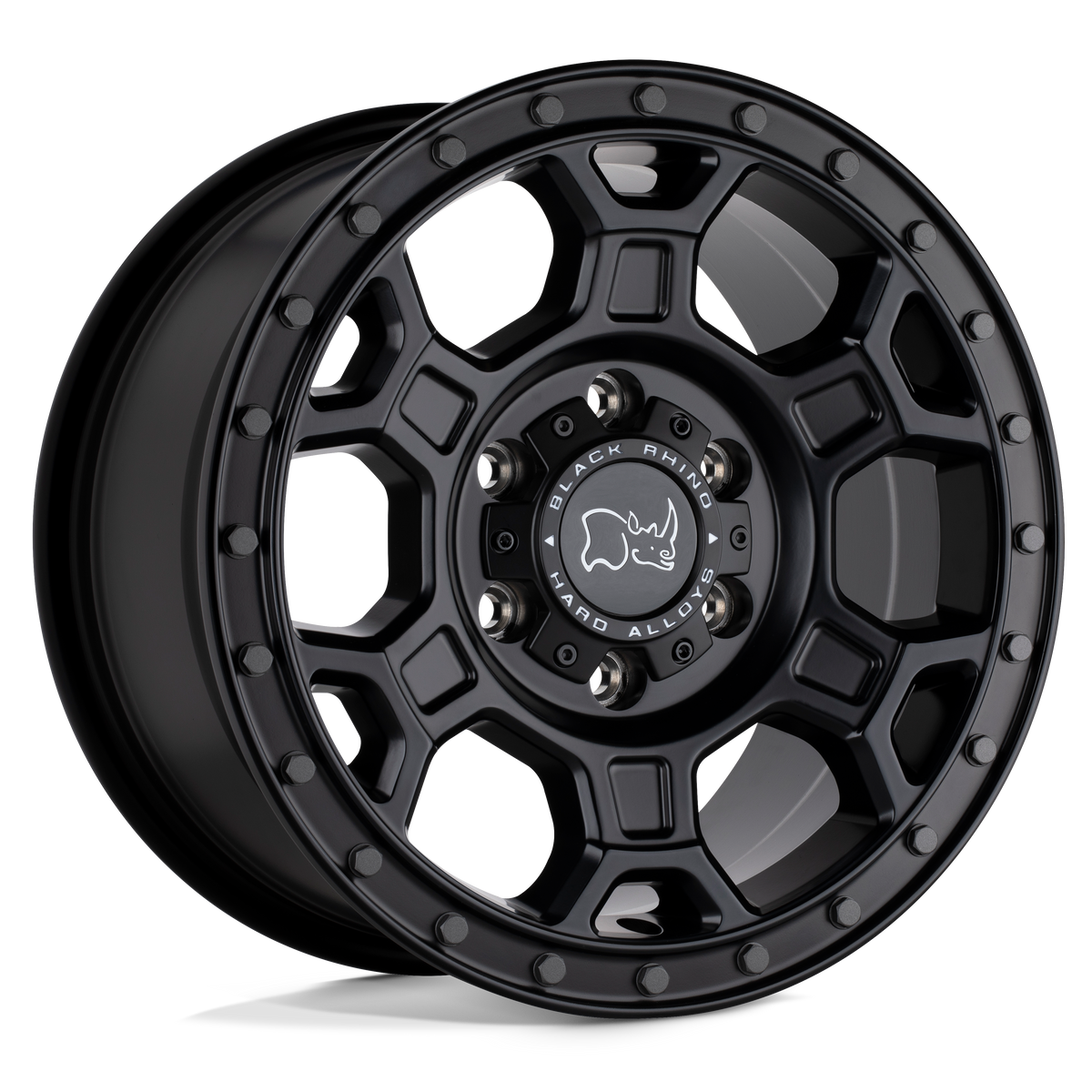 Black Rhino Midhill Matte Black w/ Gunmetal Bolts Wheel | Dirty Garage