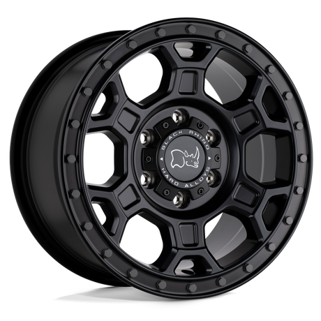 Black Rhino Midhill Matte Black w/ Gunmetal Bolts Wheel | Dirty Garage
