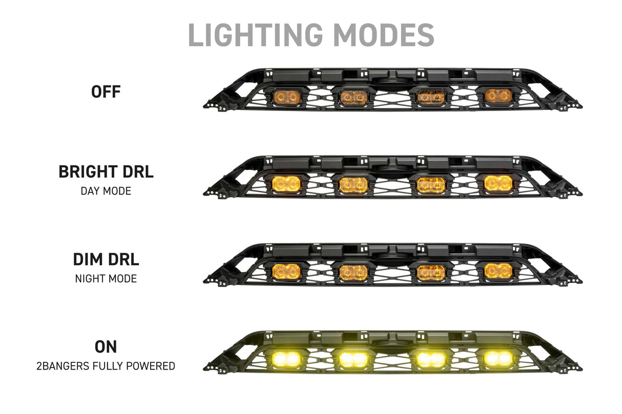 2014-2024 4Runner XBG LED DRIL Grille (XBG36)