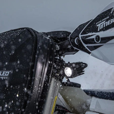 Universal Ignite Surface Mount Flood Beam Pod w/ Go-Pro Style Mounting - View 3 | Dirty Garage