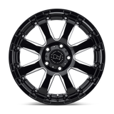 Black Rhino Sierra Gloss Black Milled Wheel | Dirty Garage