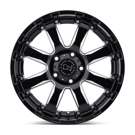 Black Rhino Sierra Gloss Black Milled Wheel | Dirty Garage