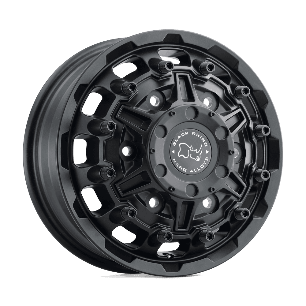 Black Rhino Destroyer Textured Matte Black Wheel | Dirty Garage