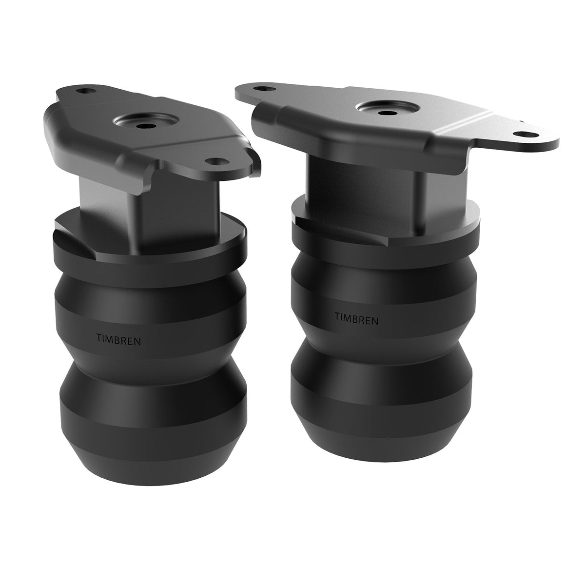 Timbren SES rubber helper spring installed on a rear leaf spring | Dirty Garage